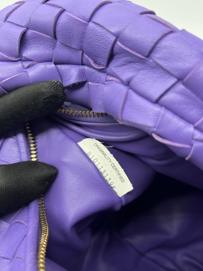 Bottega Veneta Teen Jodie Intrecciato Purple GHW