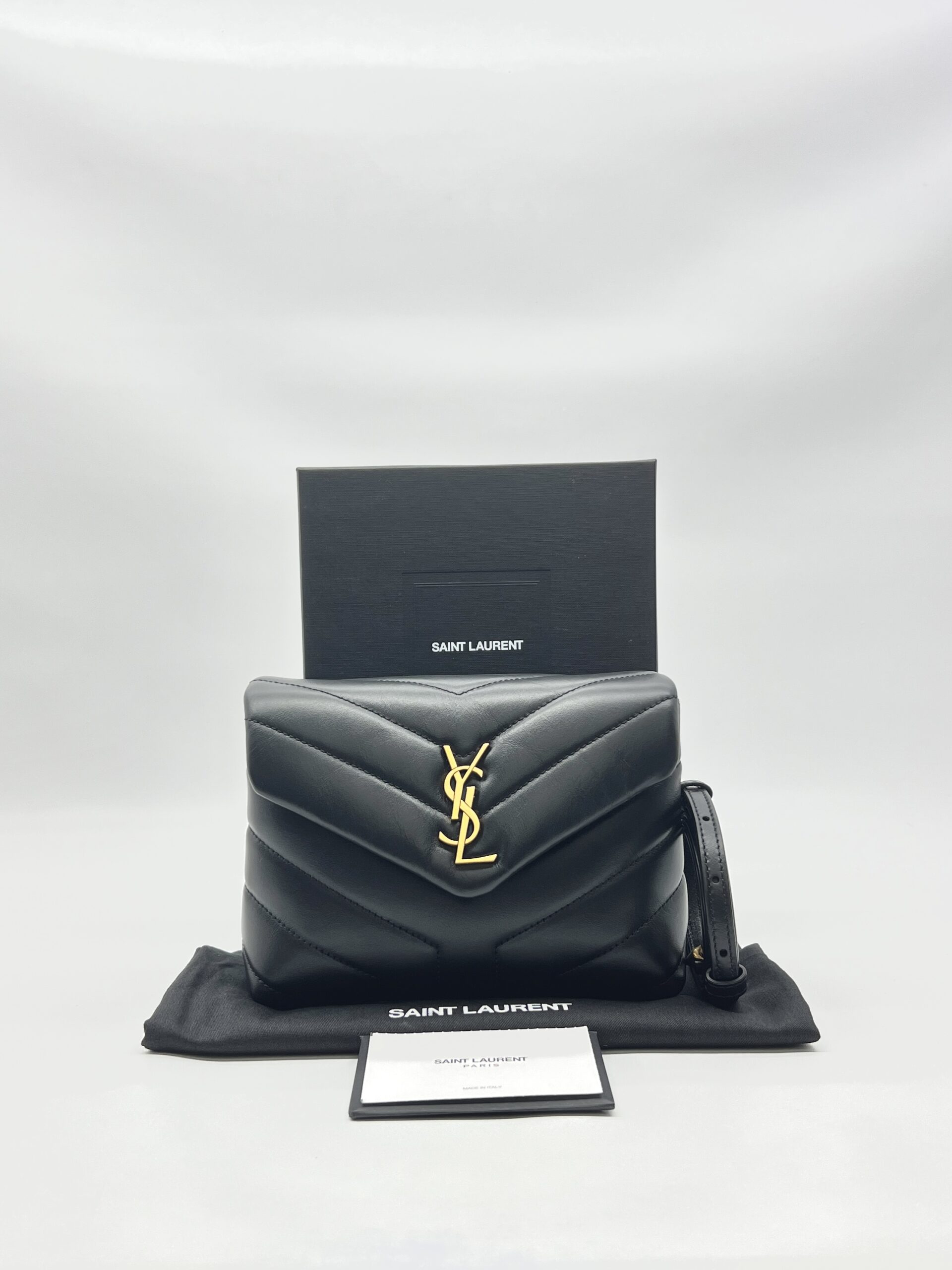 Saint Laurent Lou Lou Toy Black GHW