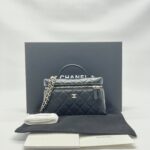 Chanel Vanity Top Handle Caviar Black LGHW