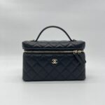 Chanel Vanity Top Handle Caviar Black LGHW