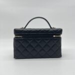 Chanel Vanity Top Handle Caviar Black LGHW