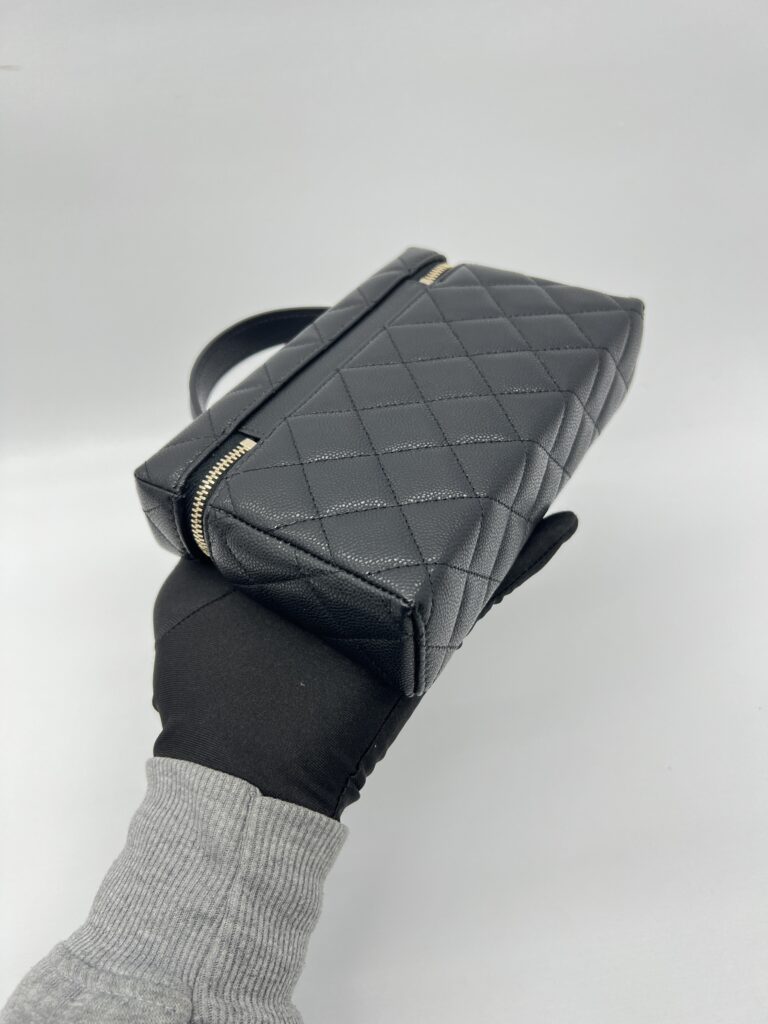 Chanel Vanity Top Handle Caviar Black LGHW