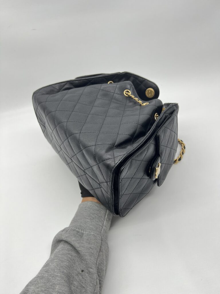 Chanel C25 Small Caviar Black GHW
