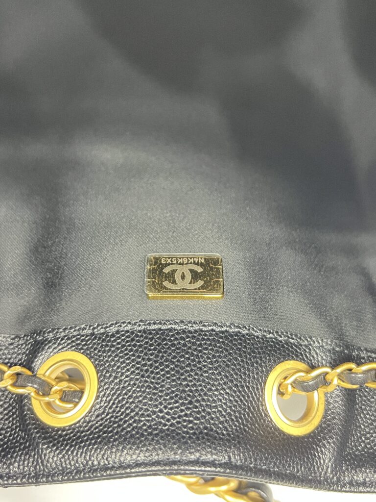 Chanel C25 Small Caviar Black GHW