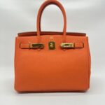 Hermes Birkin 30 Togo Veau Orange Feu GHW