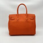 Hermes Birkin 30 Togo Veau Orange Feu GHW