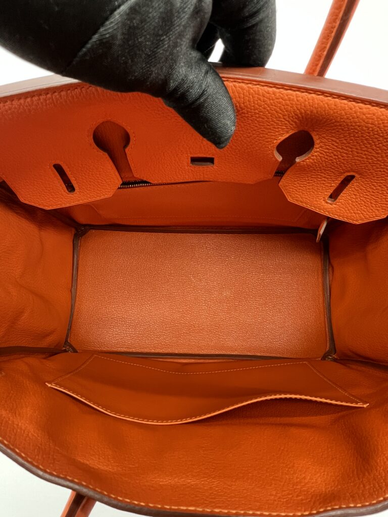 Hermes Birkin 30 Togo Veau Orange Feu GHW