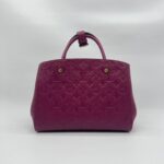 Louis Vuitton Montaigne MM Monogram Empreinte Purple GHW