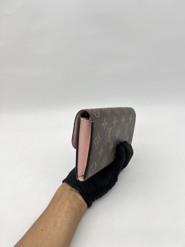 Louis Vuitton Emelie Wallet Monogram Rose Ballerina