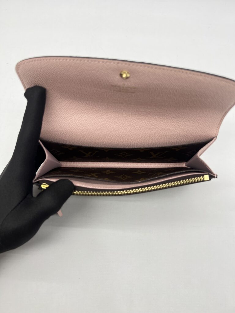 Louis Vuitton Emelie Wallet Monogram Rose Ballerina