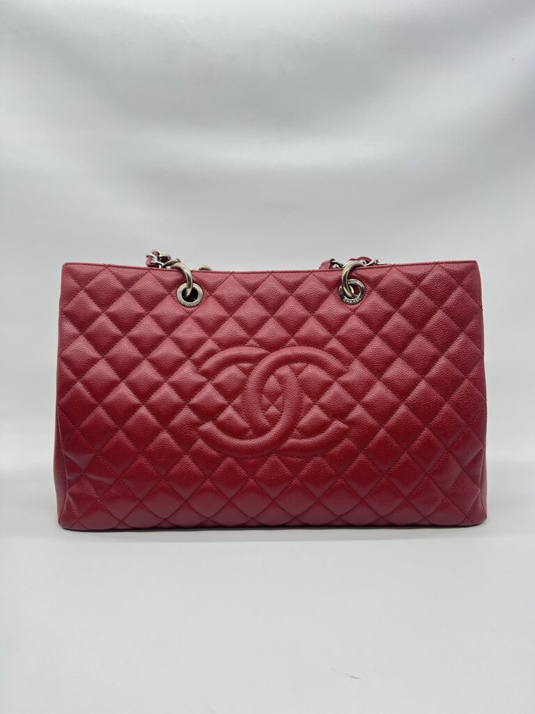 Chanel GST XL Caviar Red SHW
