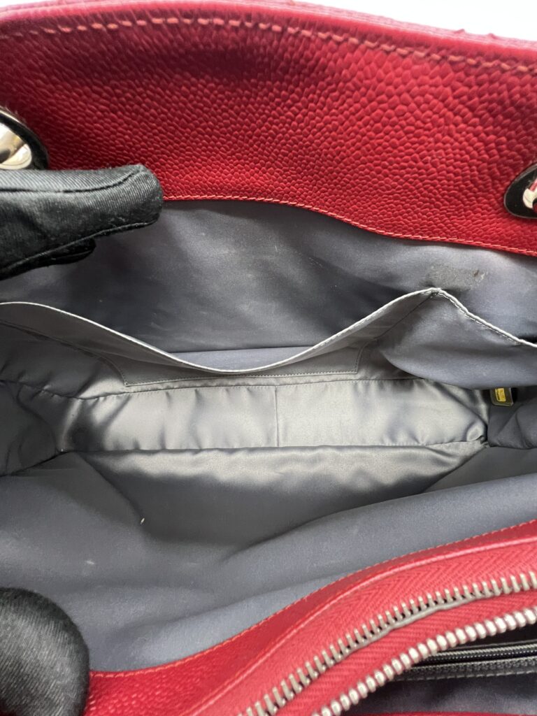 Chanel GST XL Caviar Red SHW