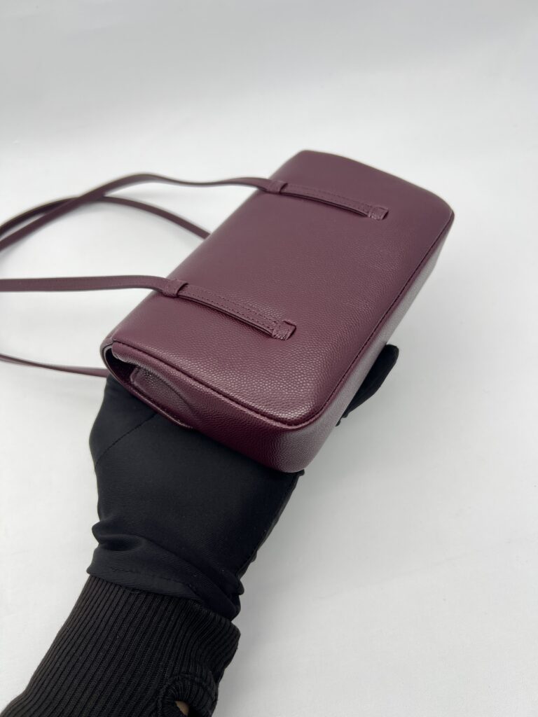 Chanel C26 Preppy Long Handle Caviar Maroon GHW