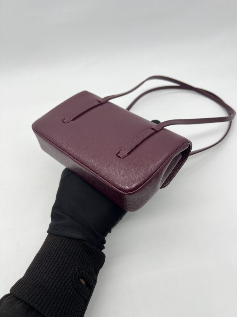 Chanel C26 Preppy Long Handle Caviar Maroon GHW