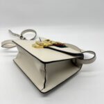 Gucci Sylvie Mini Leather White GHW