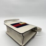Gucci Sylvie Mini Leather White GHW