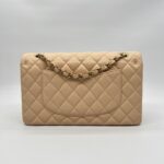 Chanel Medium Classic D Flap Caviar Soft Peach GHW