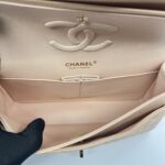 Chanel Medium Classic D Flap Caviar Soft Peach GHW