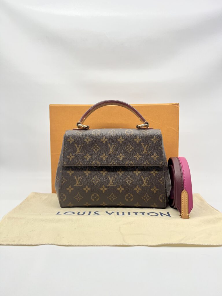 Louis Vuitton Cluny BB Monogram Bordeaux Fuchsia GHW