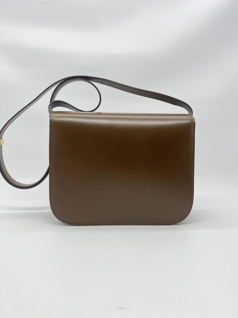 Celine Medium Classic Box Bag Brown GHW
