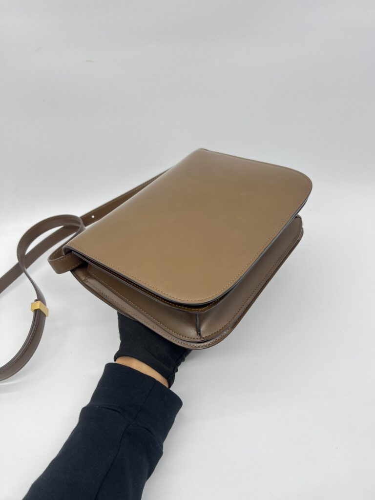 Celine Medium Classic Box Bag Brown GHW