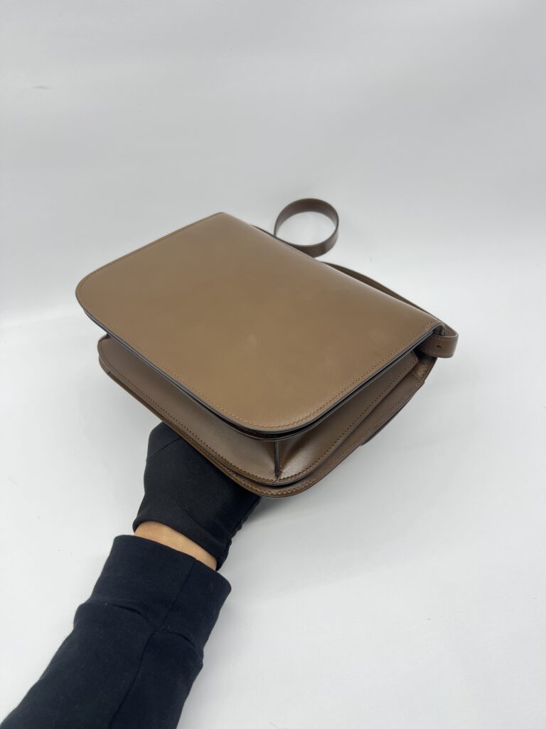 Celine Medium Classic Box Bag Brown GHW