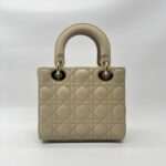 Dior Lady Dior Small Lambskin Sand GHW