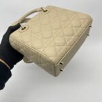 Dior Lady Dior Small Lambskin Sand GHW