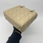 Dior Lady Dior Small Lambskin Sand GHW