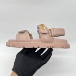 Dior Dioract Sandal Rose Nude GHW
