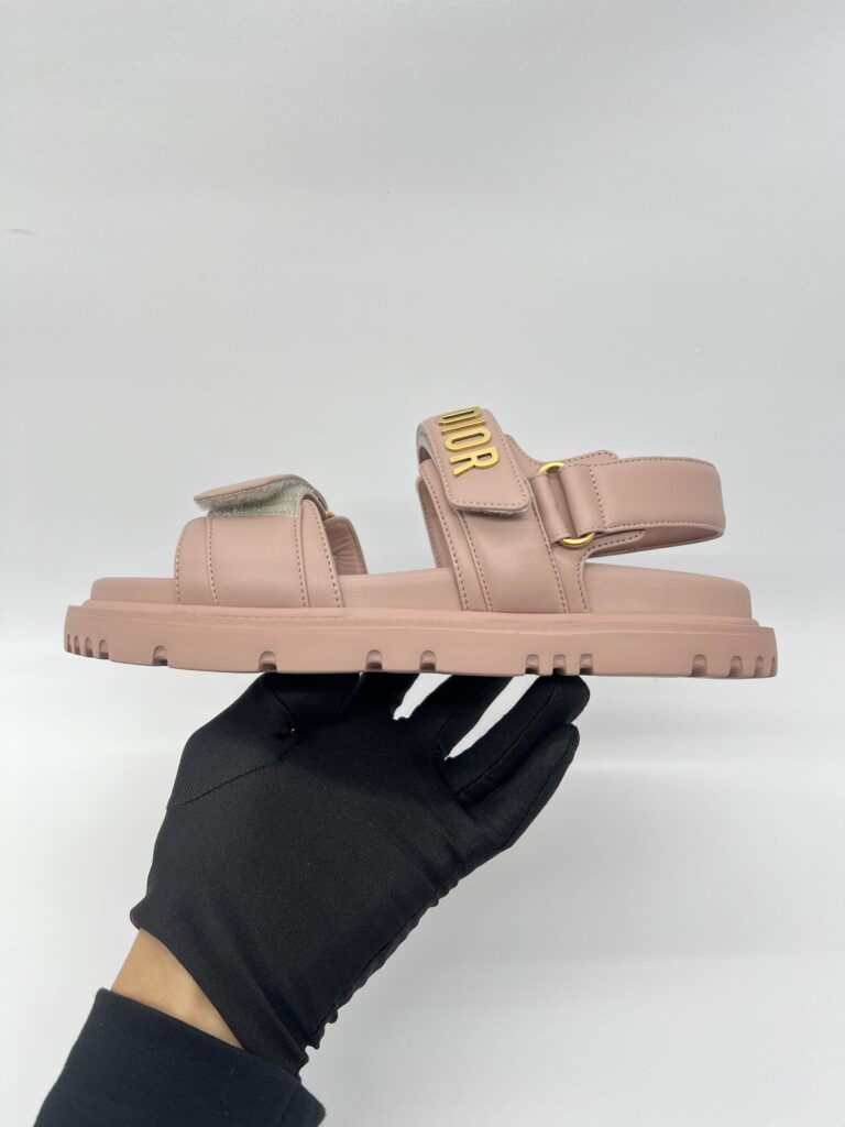 Dior Dioract Sandal Rose Nude GHW