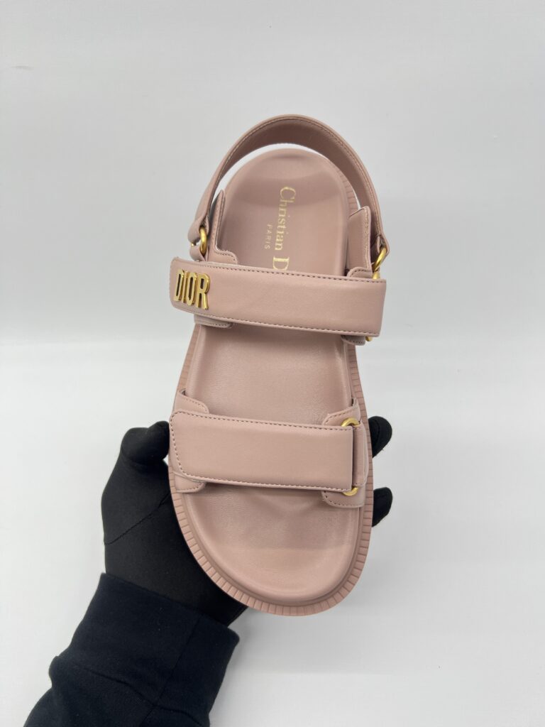 Dior Dioract Sandal Rose Nude GHW
