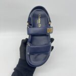 Dior Dioract Sandal Navy GHW
