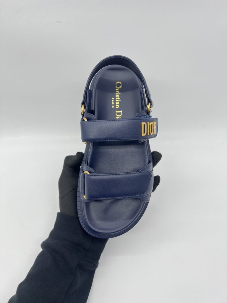Dior Dioract Sandal Navy GHW