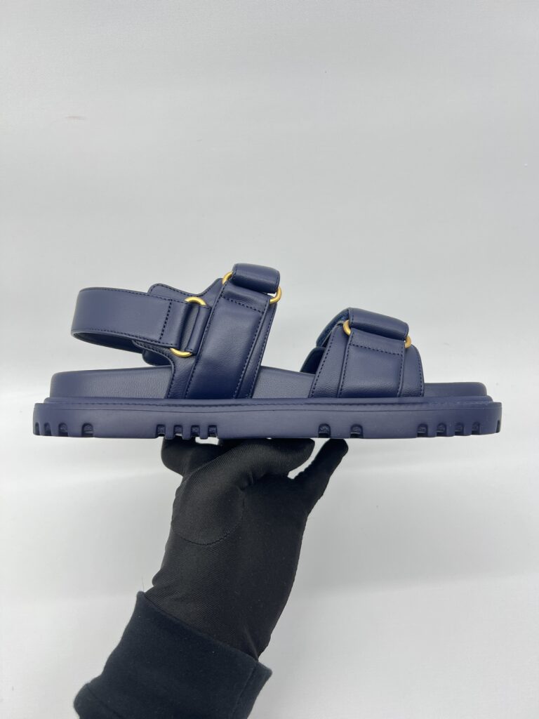 Dior Dioract Sandal Navy GHW