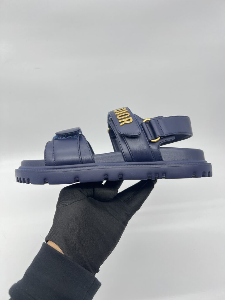 Dior Dioract Sandal Navy GHW
