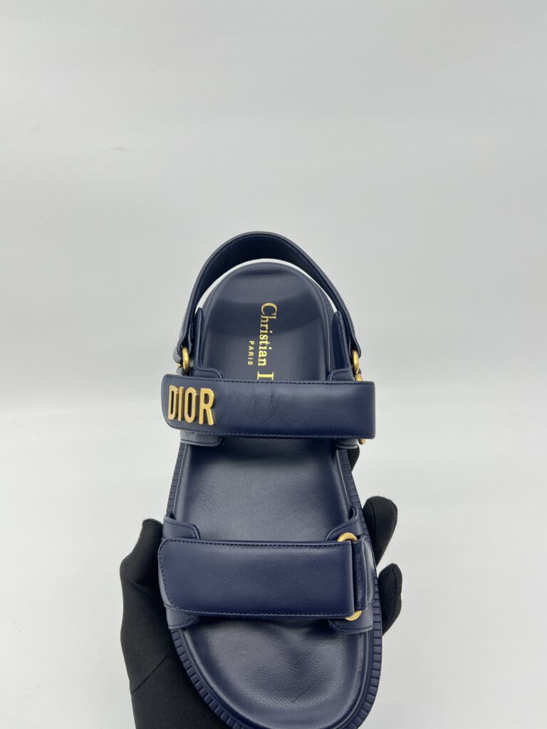 Dior Dioract Sandal Navy GHW
