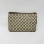 Gucci Ophidia Clutch GG Supreme Brown GHW