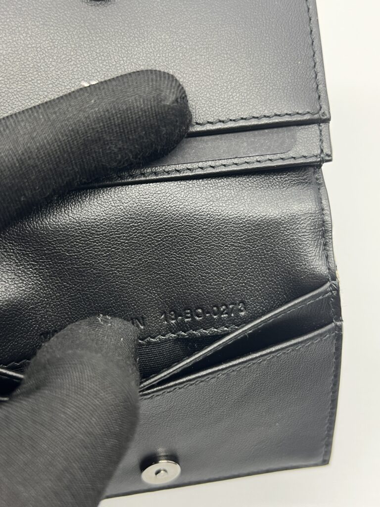 Dior Business Card Holder Canvas Blue Oblique