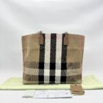 Burberry Tote Bag Taupe Brown
