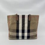 Burberry Tote Bag Taupe Brown