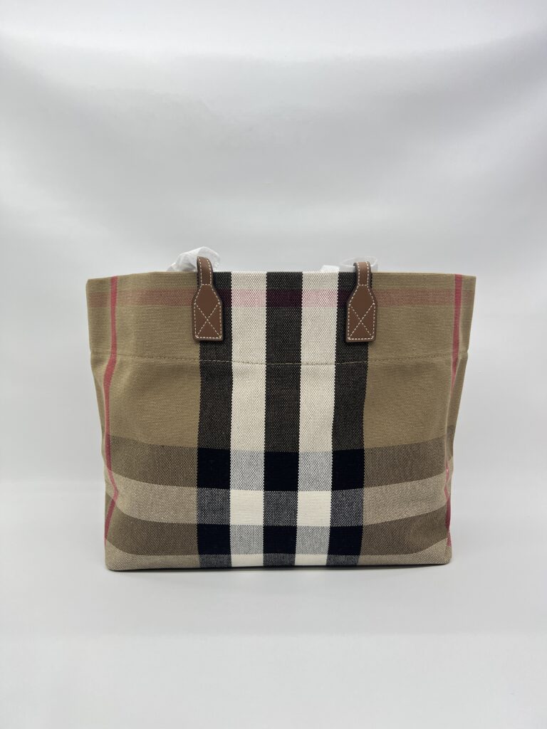 Burberry Tote Bag Taupe Brown