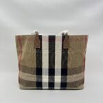 Burberry Tote Bag Taupe Brown