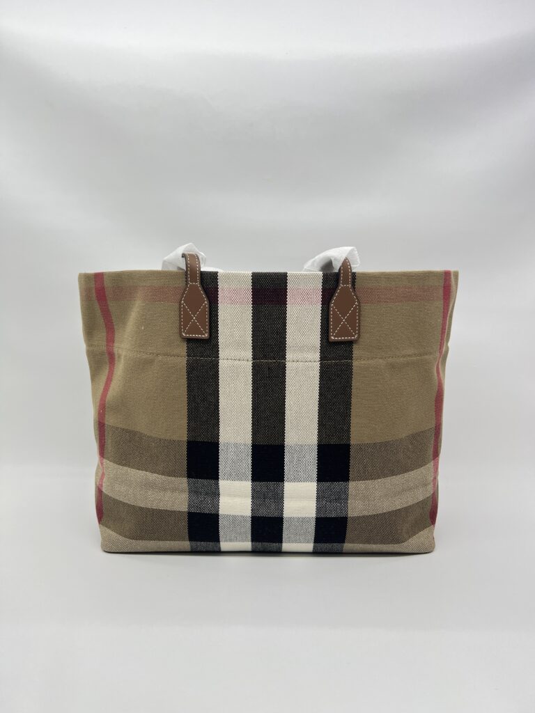 Burberry Tote Bag Taupe Brown