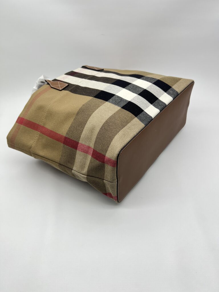 Burberry Tote Bag Taupe Brown