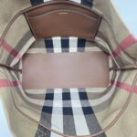 Burberry Tote Bag Taupe Brown