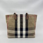 Burberry Tote Bag Taupe Brown