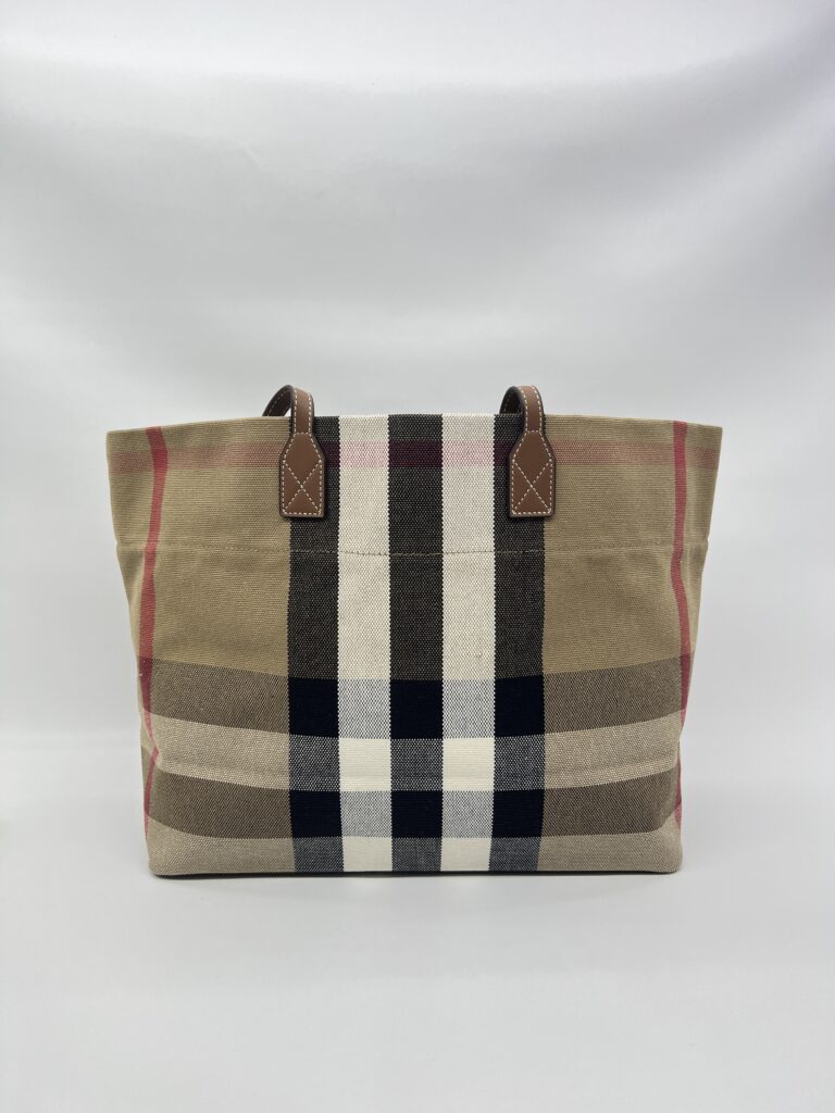 Burberry Tote Bag Taupe Brown