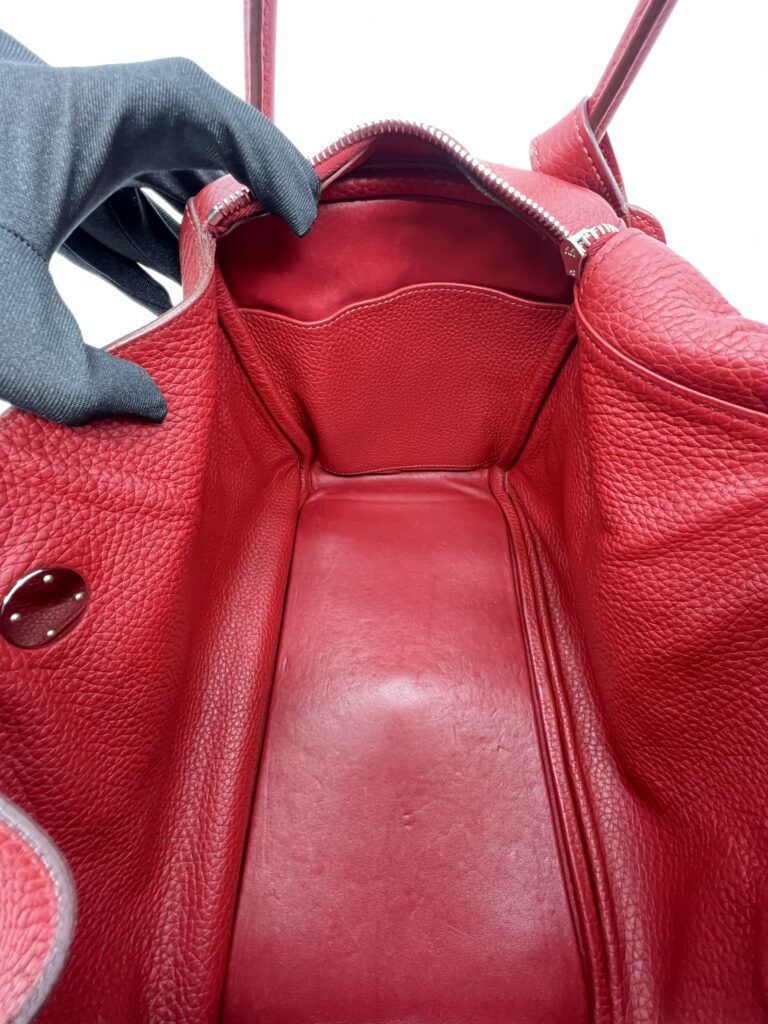 Hermes Lindy 34 Clemence Rouge Casaque PHW