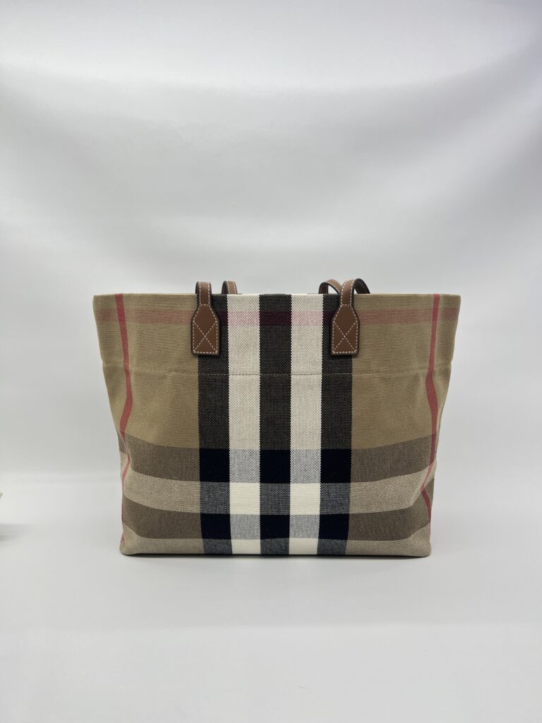 Burberry Tote Bag Taupe Brown